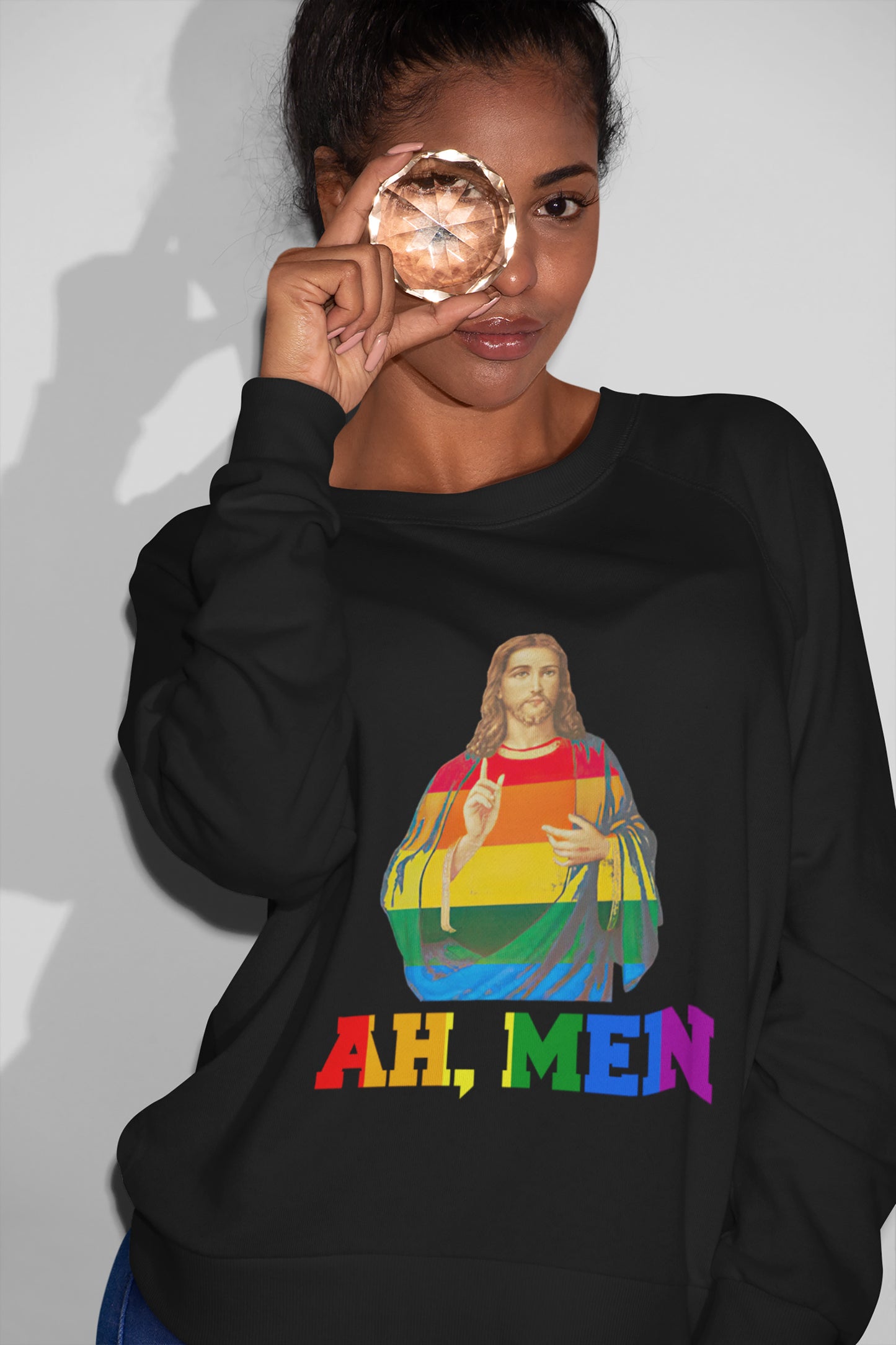 Funny LGBT Ah Men T-Shirt, LGBT Christian Shirt
