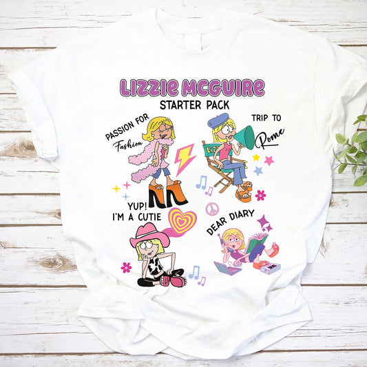 Lizzie Starter Pack Shirt, Funny Lizzie Meme Shirt