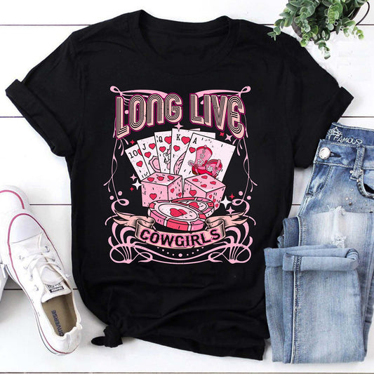 Long Live Cowgirls Shirt, Vintage Retro Western Shirt