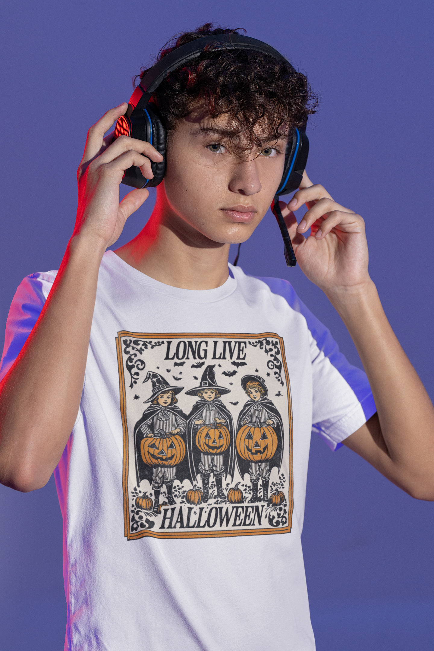 Long Live Vintage Halloween Sublimation Vintage T-Shirt