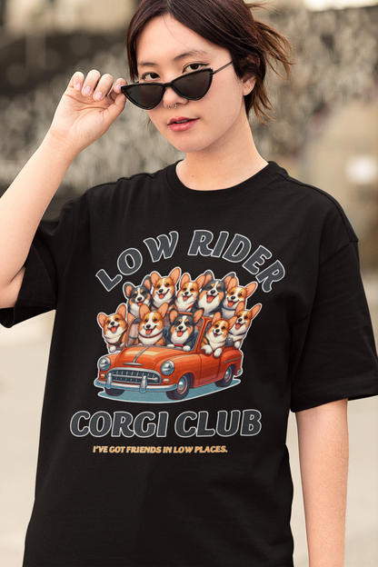 Low Rider Corgi Club Vintage T-Shirt