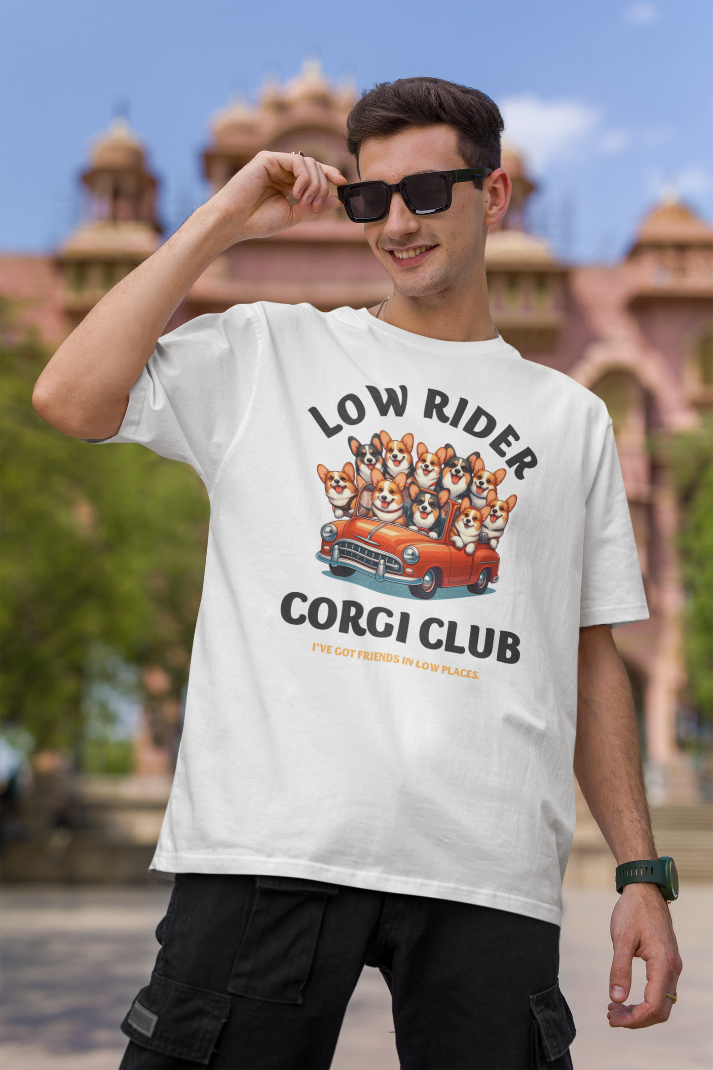 Low Rider Corgi Club Vintage T-Shirt