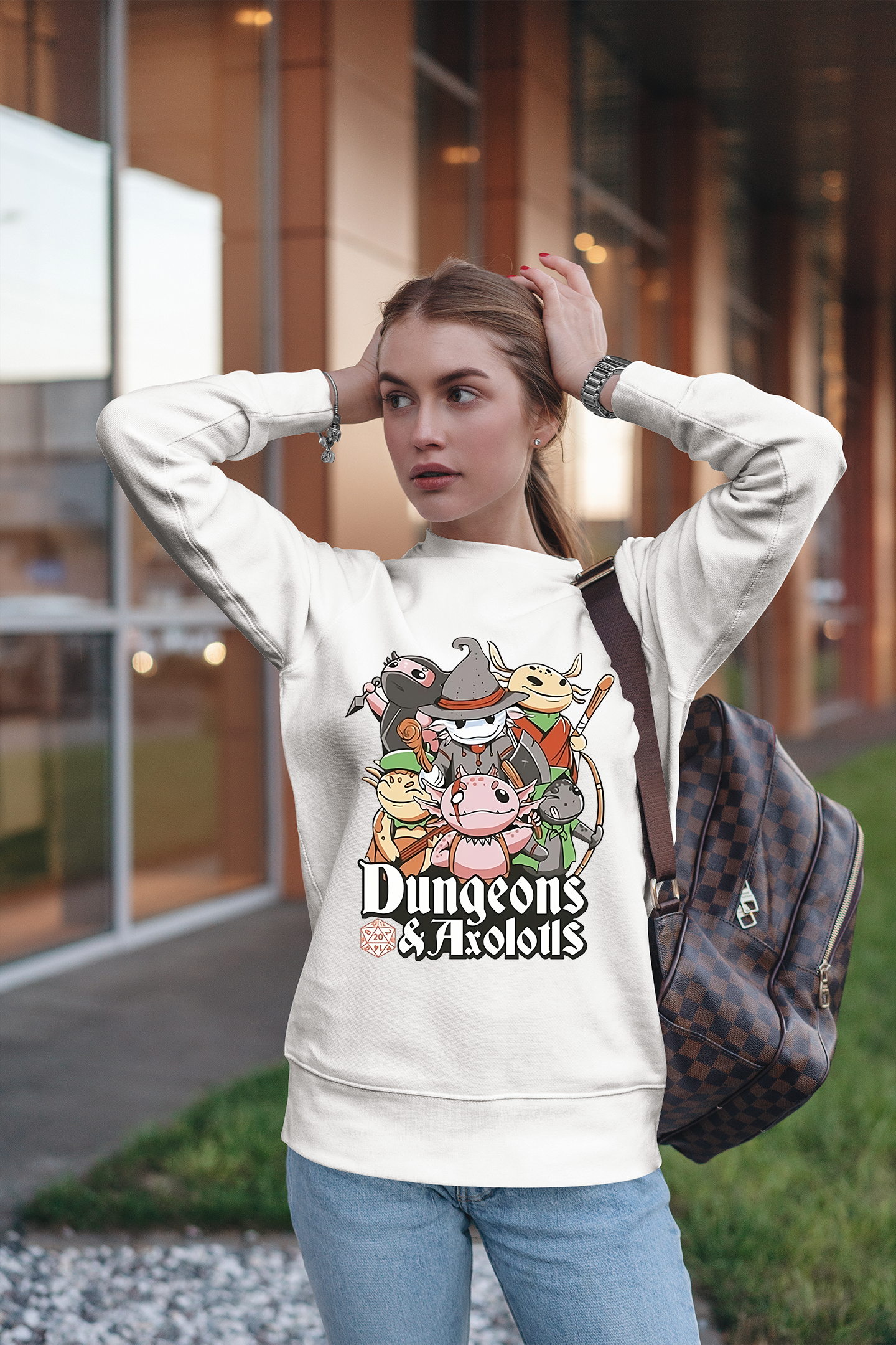 Meowster Dungeons And Axolotls Unisex Vintage T-Shirt