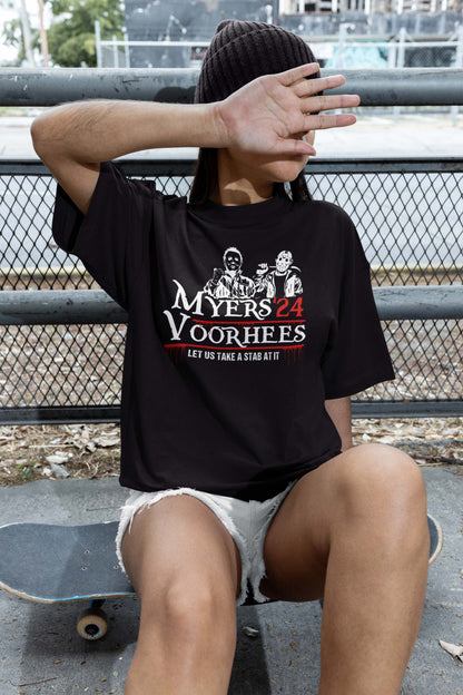 Meyers ‘24 Voorhees Halloween Shirt-ID300924411