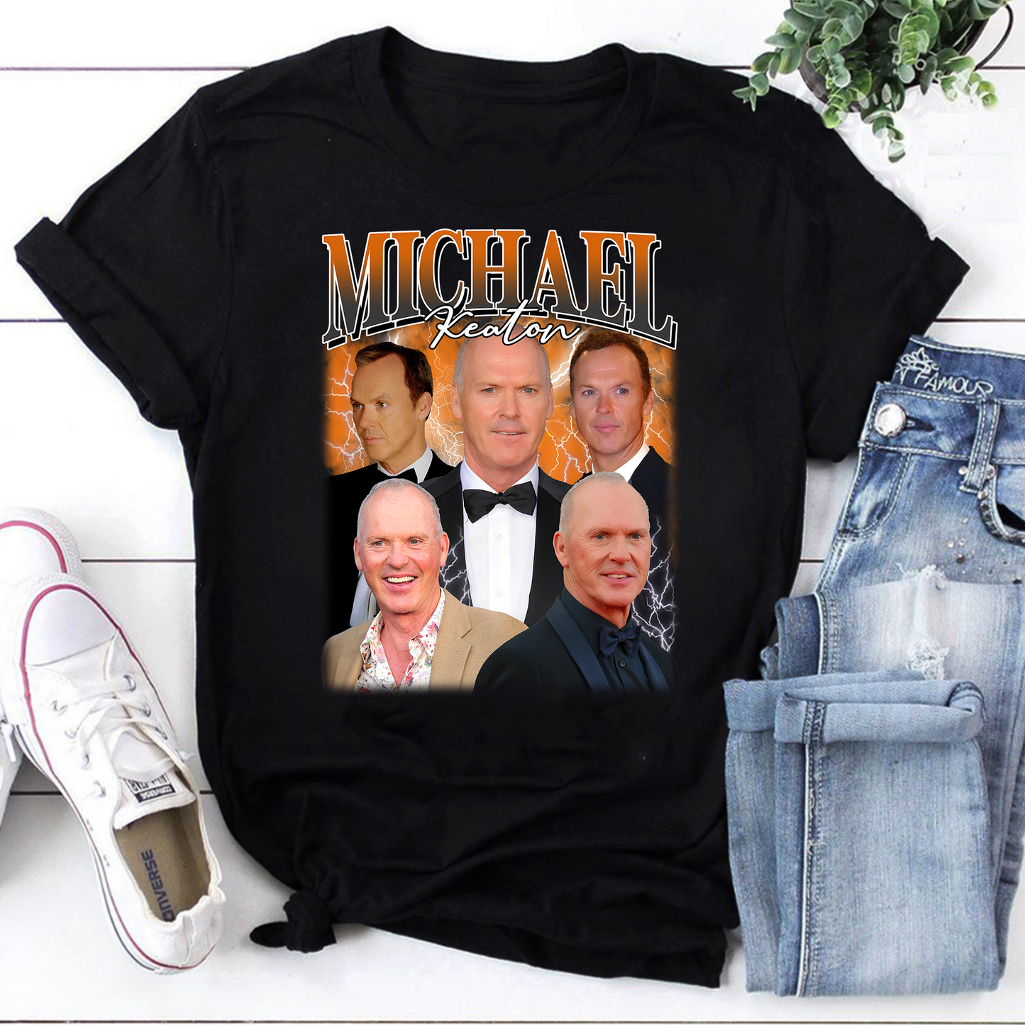 Michael Keaton Bootleg Vintage T-Shirt