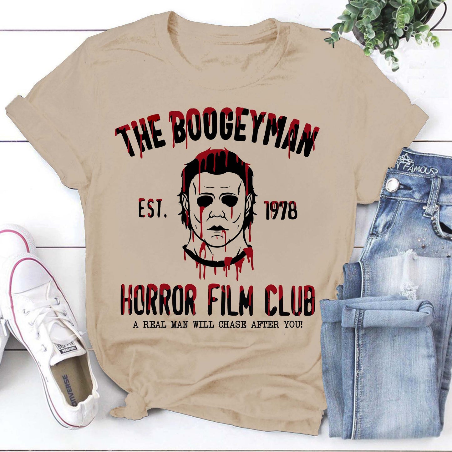 Michael Myers Horror Film Club Shirt, Halloween Horror Movie Fan