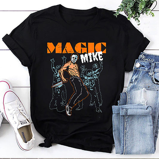 Michael Myers Knife Magic Mike Halloween T-Shirt