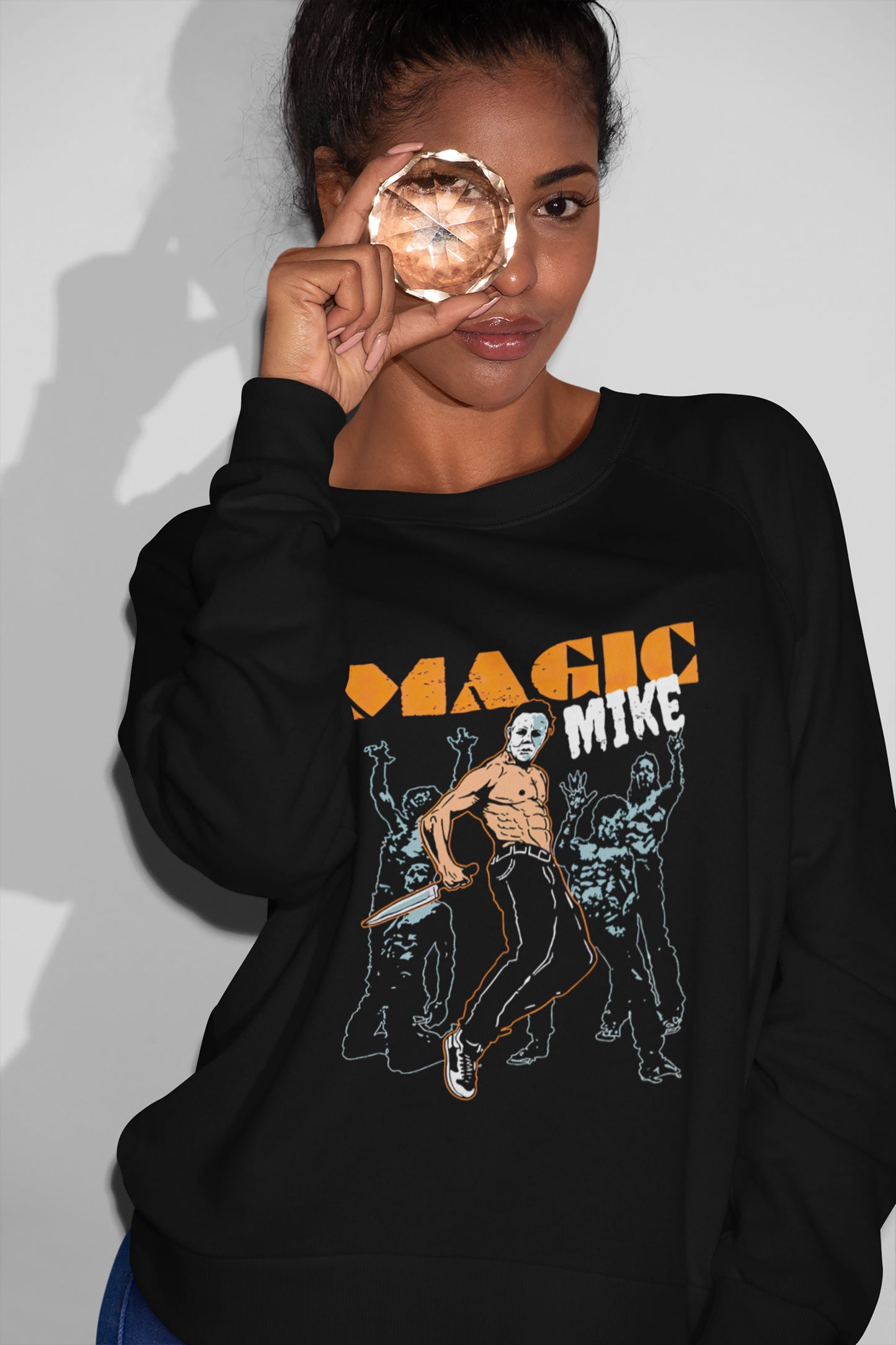 Michael Myers Knife Magic Mike Halloween T-Shirt
