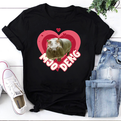 Moo Deng Cute Animal Vintage T-Shirt