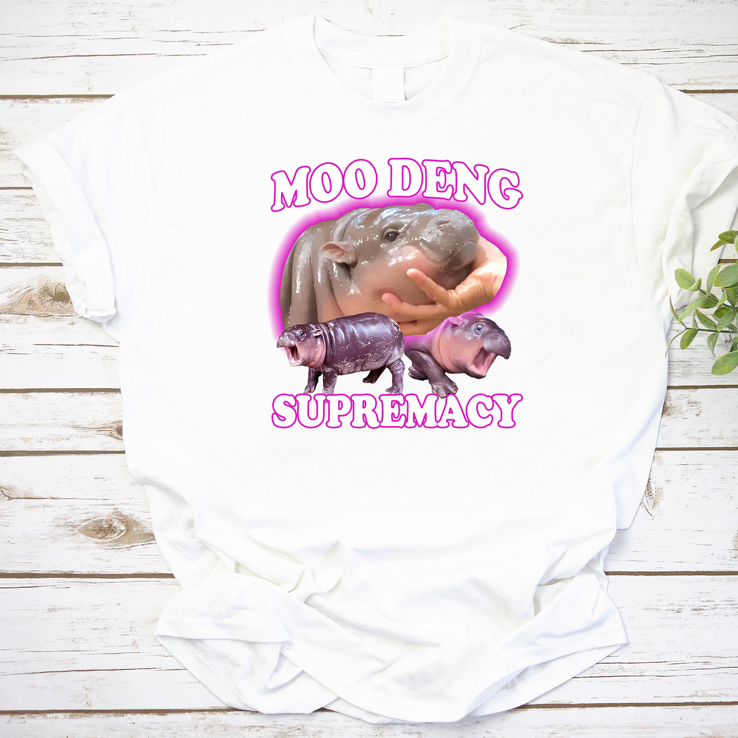 Moo Deng Supremacy Vintage T-Shirt