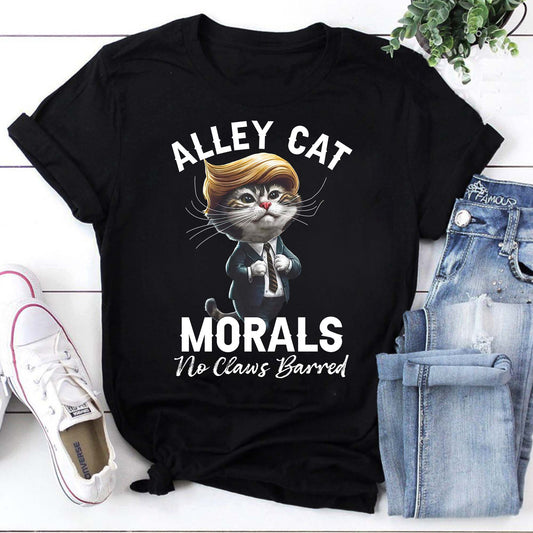 Morals Of An Alley Cat Shirt, Maga Trump Tee