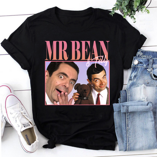 Mr Bean Homage Vintage T-Shirt, Mr Bean Movie Shirt, Mr Bean Gift Shirt
