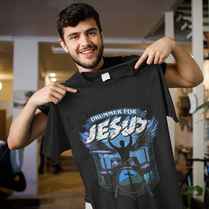 Christian Drummer Jesus T-Shirt