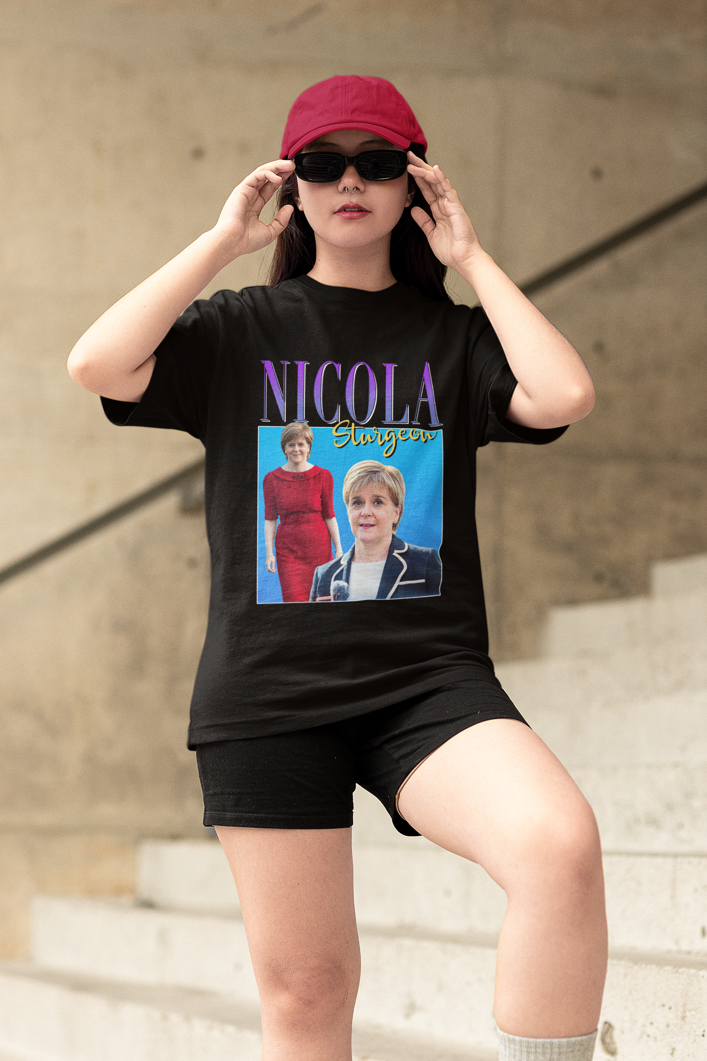 Nicola Sturgeon Homage Vintage T-Shirt