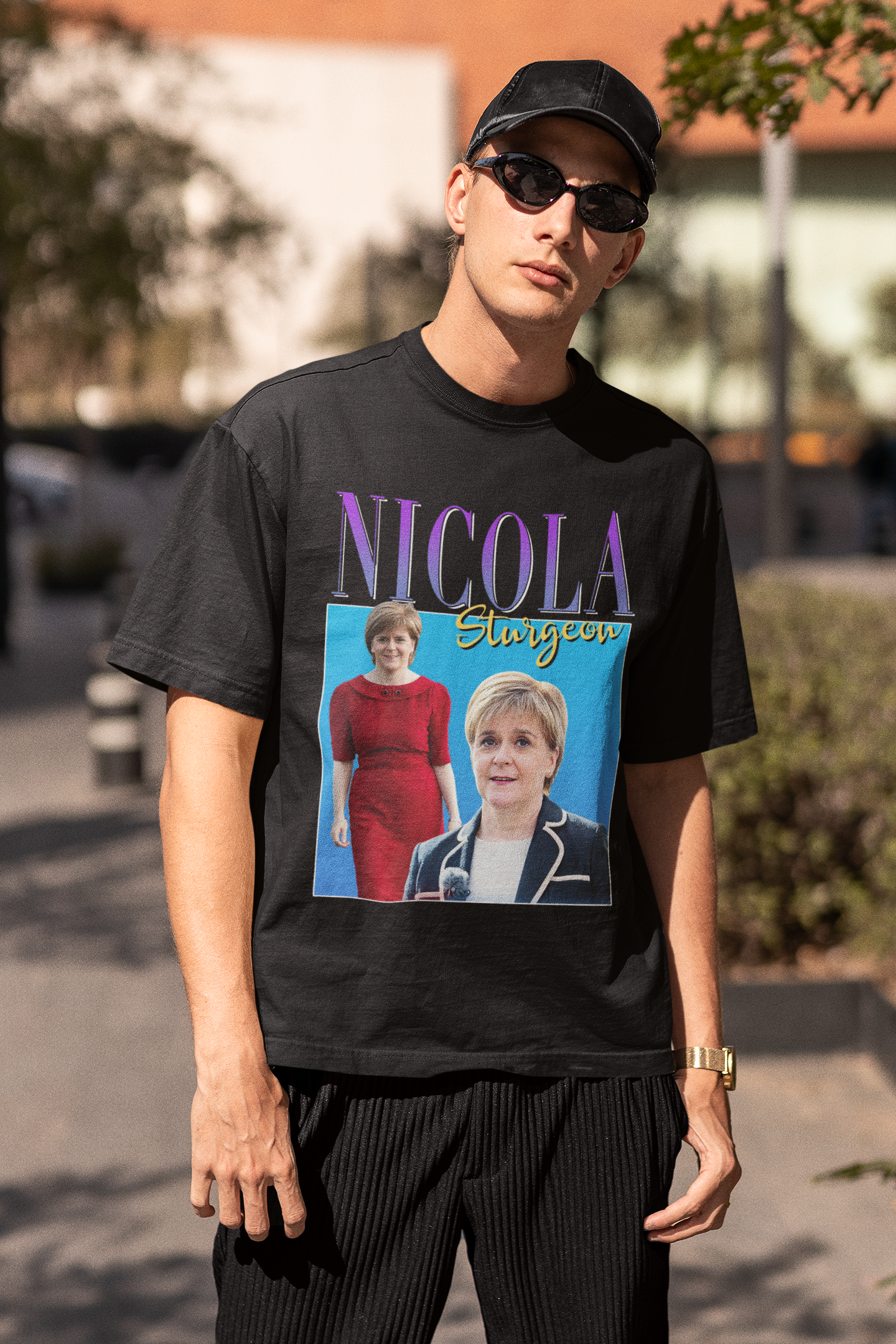 Nicola Sturgeon Homage Vintage T-Shirt