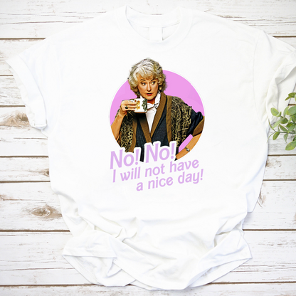 No I Will Not Have a Nice Day Vintage T-Shirt