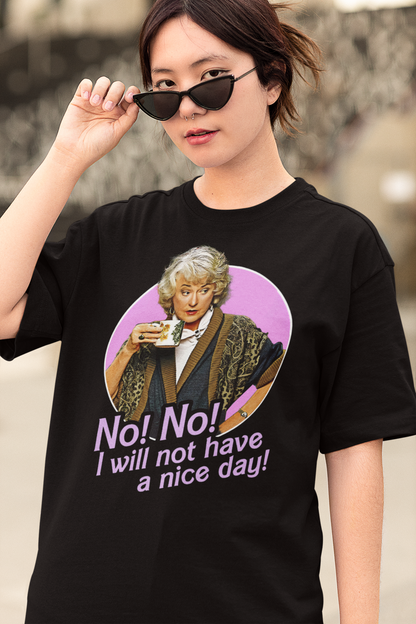 No I Will Not Have a Nice Day Vintage T-Shirt