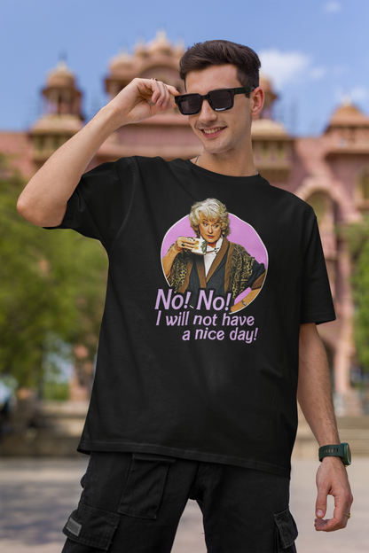 No I Will Not Have a Nice Day Vintage T-Shirt