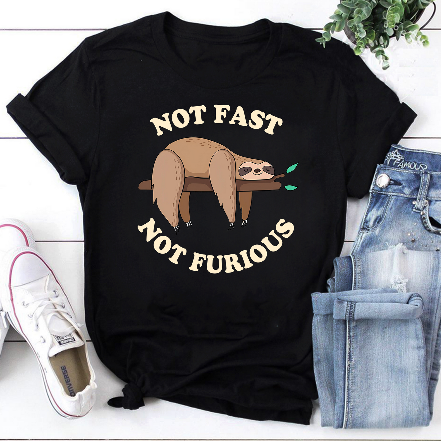 Not Fast Not Furious Vintage T-Shirt