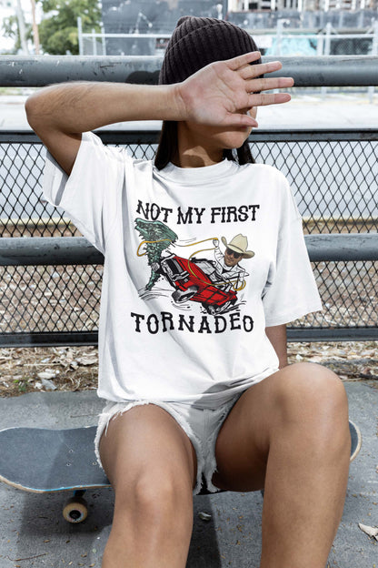 Not My First Tornadeo Shirt, Weather Lover And Storm Chaser Shirt