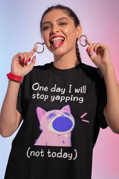 One Day I Will Stop Yapping Shirt, Cat Lover Sweatshirt