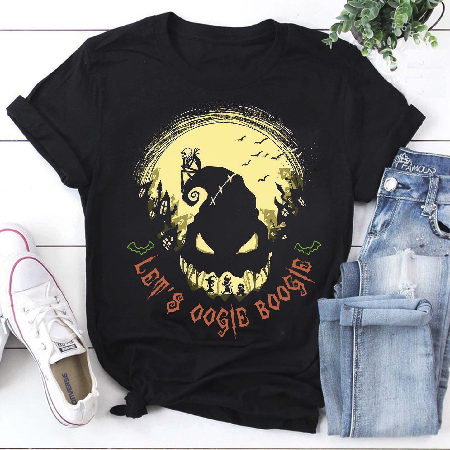 Oogie Boogie Vintage Shirt, Let's Oogie Boogie Shirt