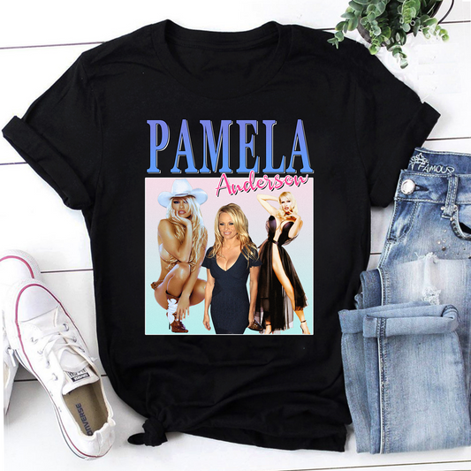 Pamela Anderson Homage Vintage T-Shirt