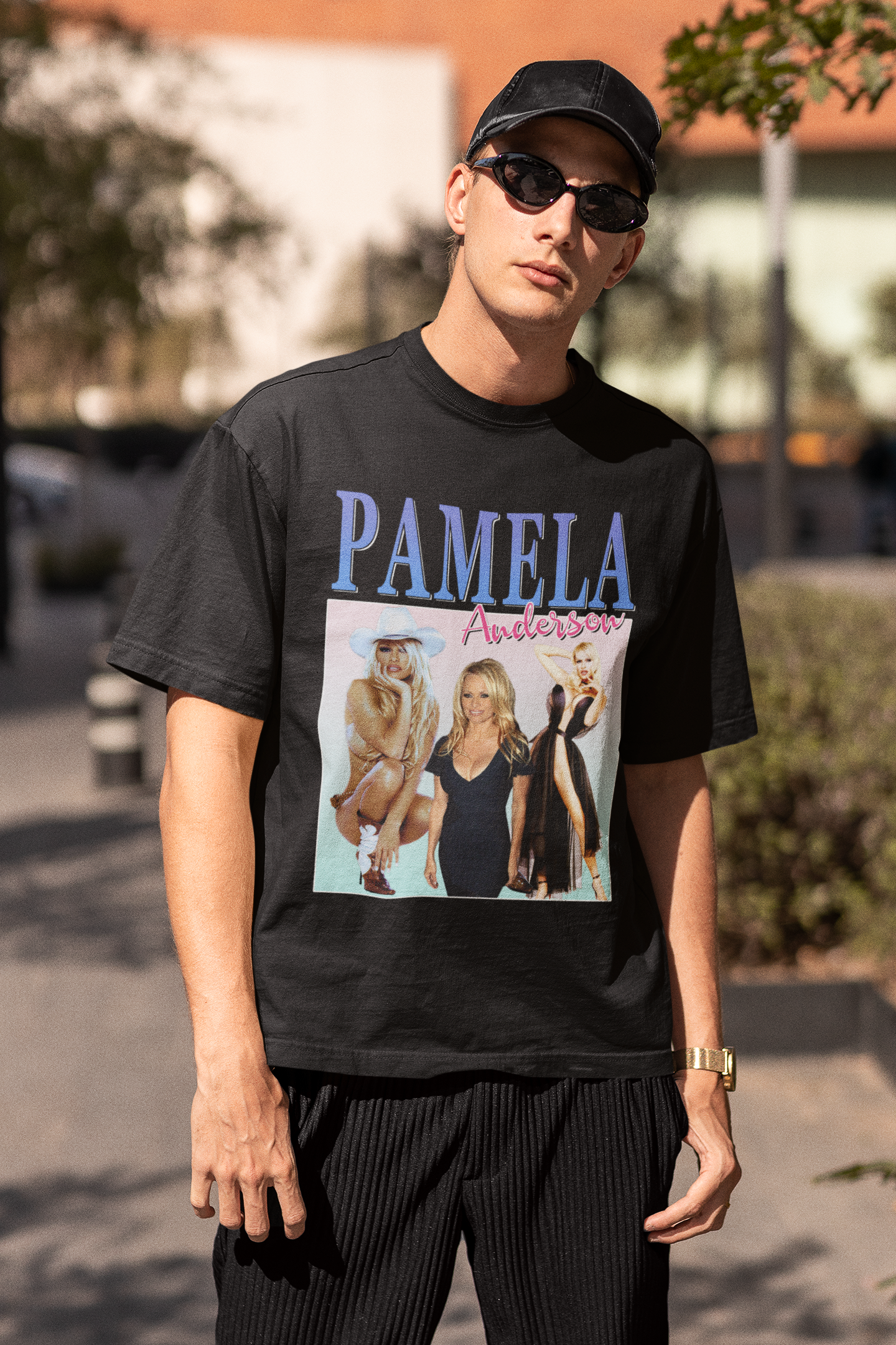 Pamela Anderson Homage Vintage T-Shirt