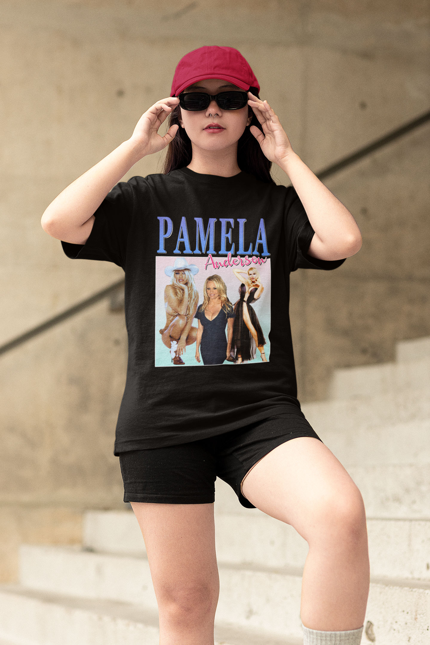 Pamela Anderson Homage Vintage T-Shirt