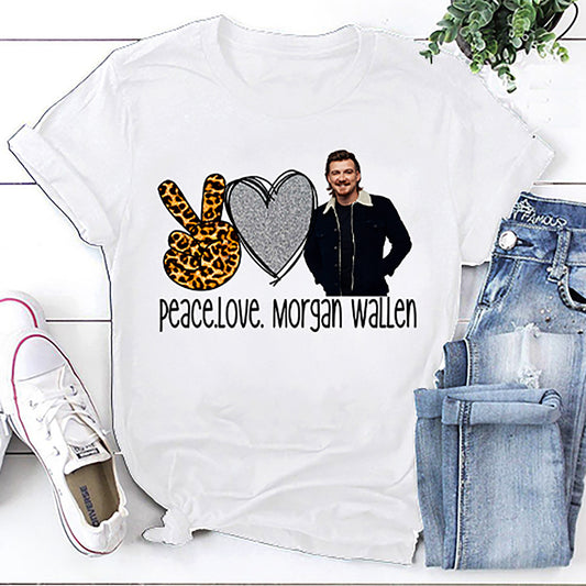 Peace Love Morgan Wallen T-Shirt