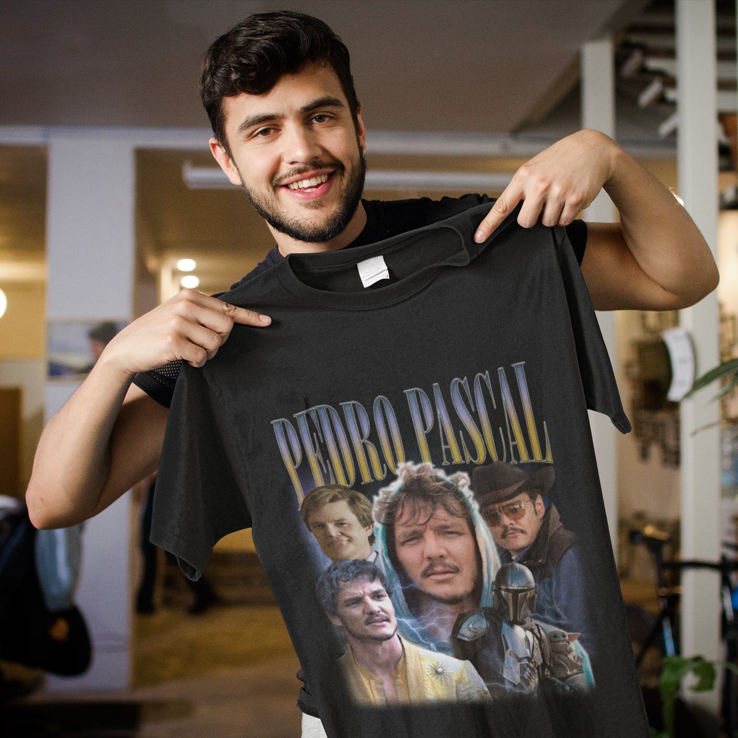 Retro Vintage Pedro Pascal T-Shirt