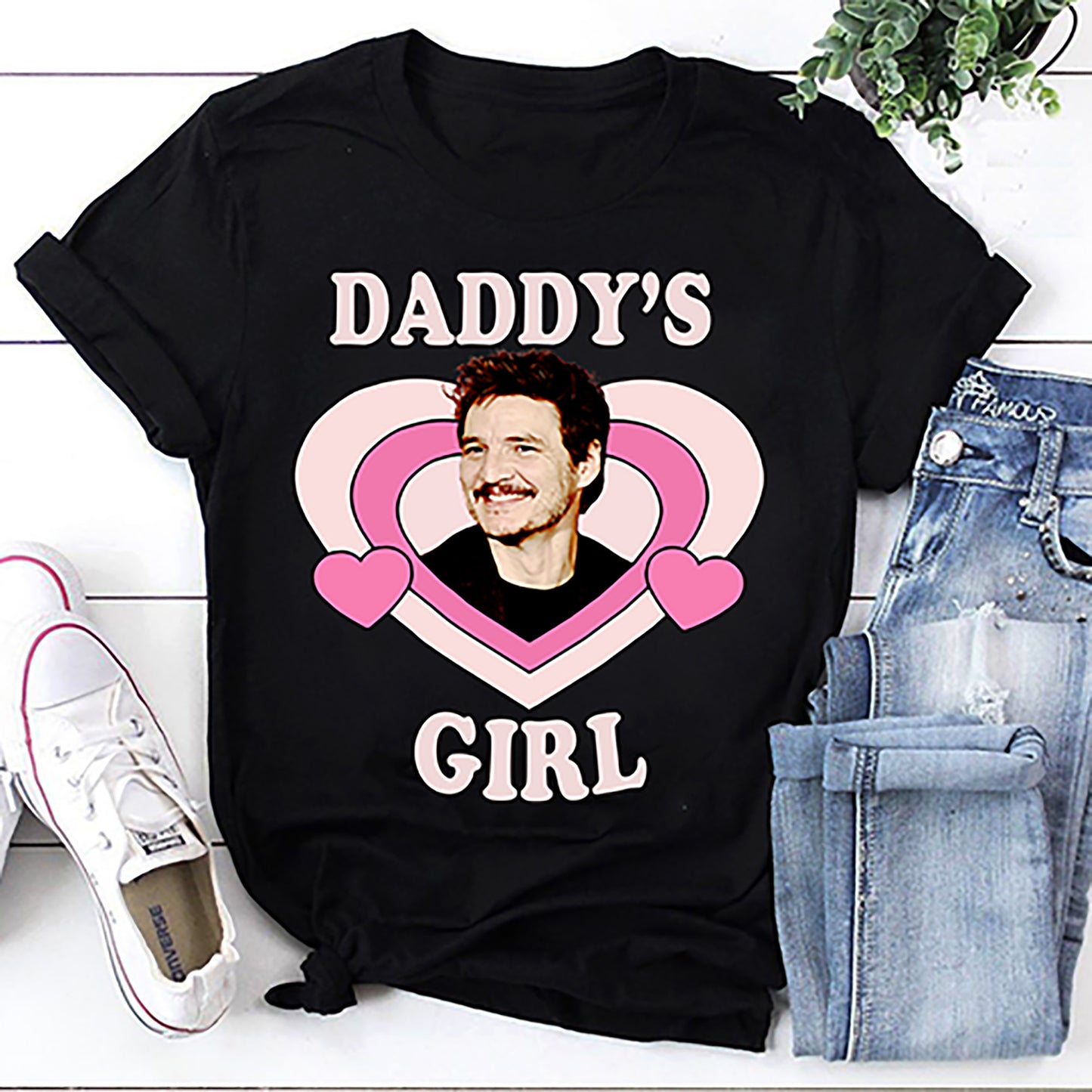 Pedro Pascal Shirt, Valentine’s Shirt, Daddy’s Girl T-Shirt