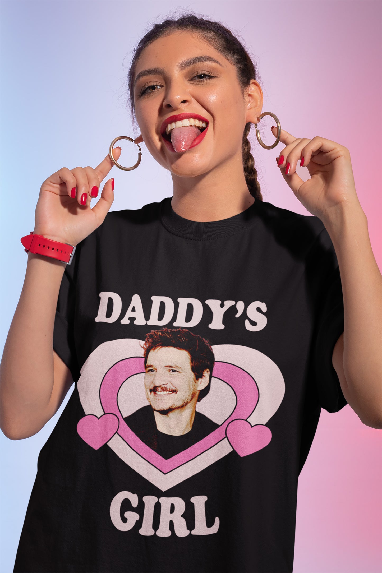 Pedro Pascal Shirt, Valentine’s Shirt, Daddy’s Girl T-Shirt