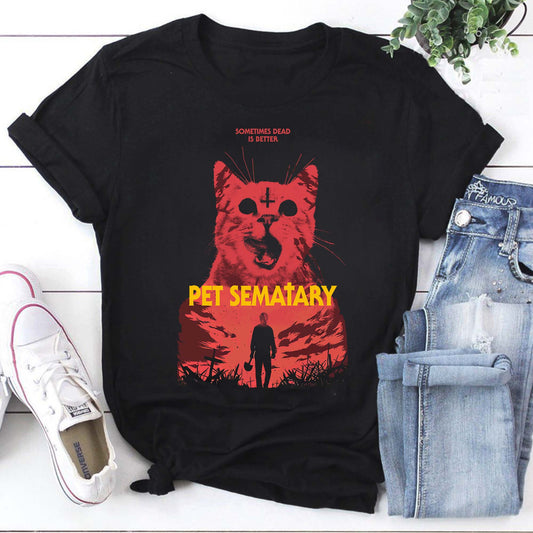 Pet Sematary Shirt, Funny Cat Tee, Cat Lover Shirt