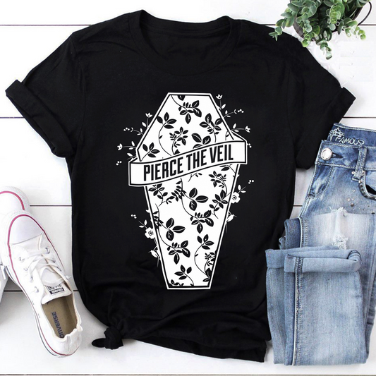 Pierce Flower Pierce The Veil Unisex Vintage T-Shirt