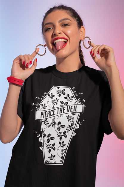 Pierce Flower Pierce The Veil Unisex Vintage T-Shirt