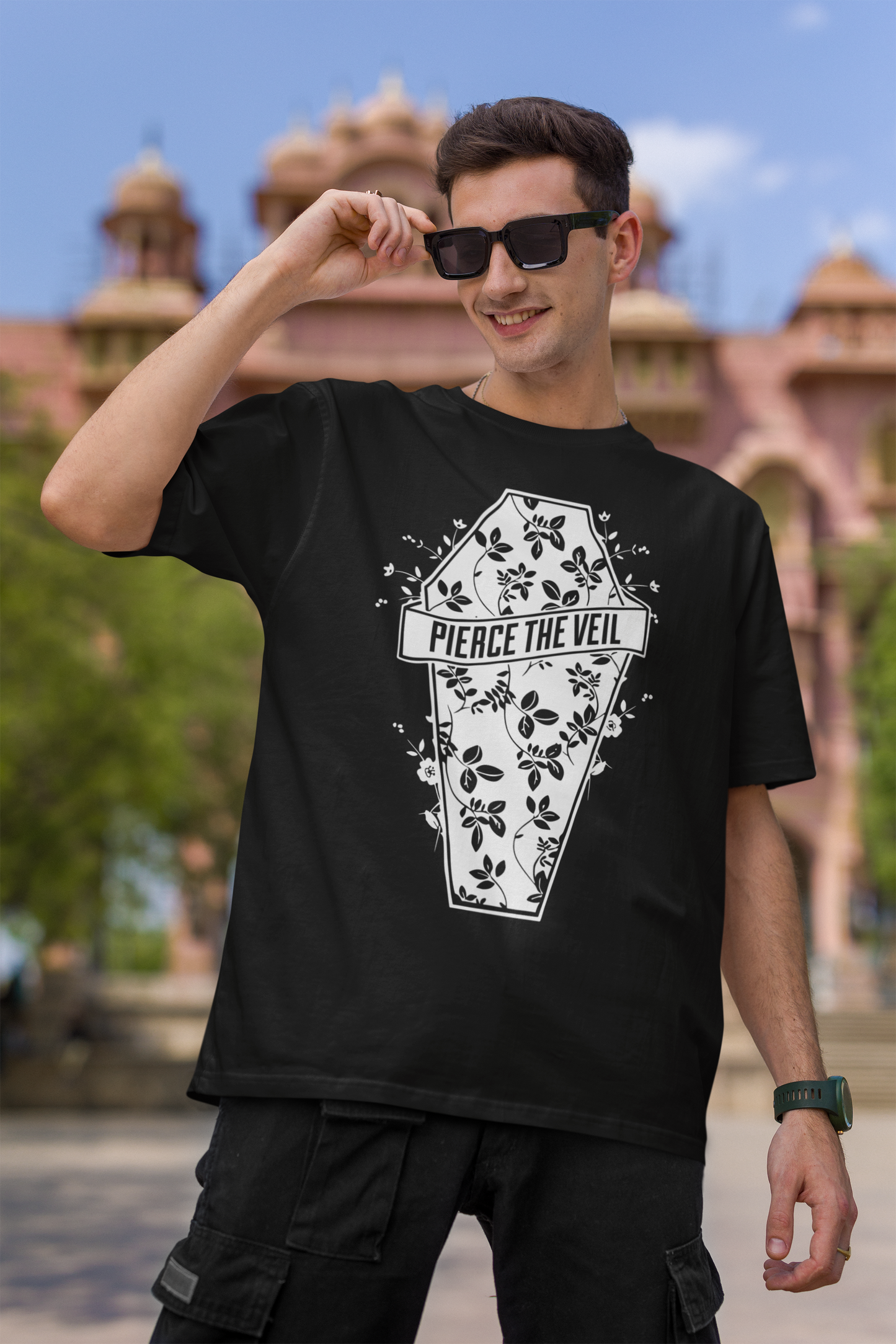 Pierce Flower Pierce The Veil Unisex Vintage T-Shirt