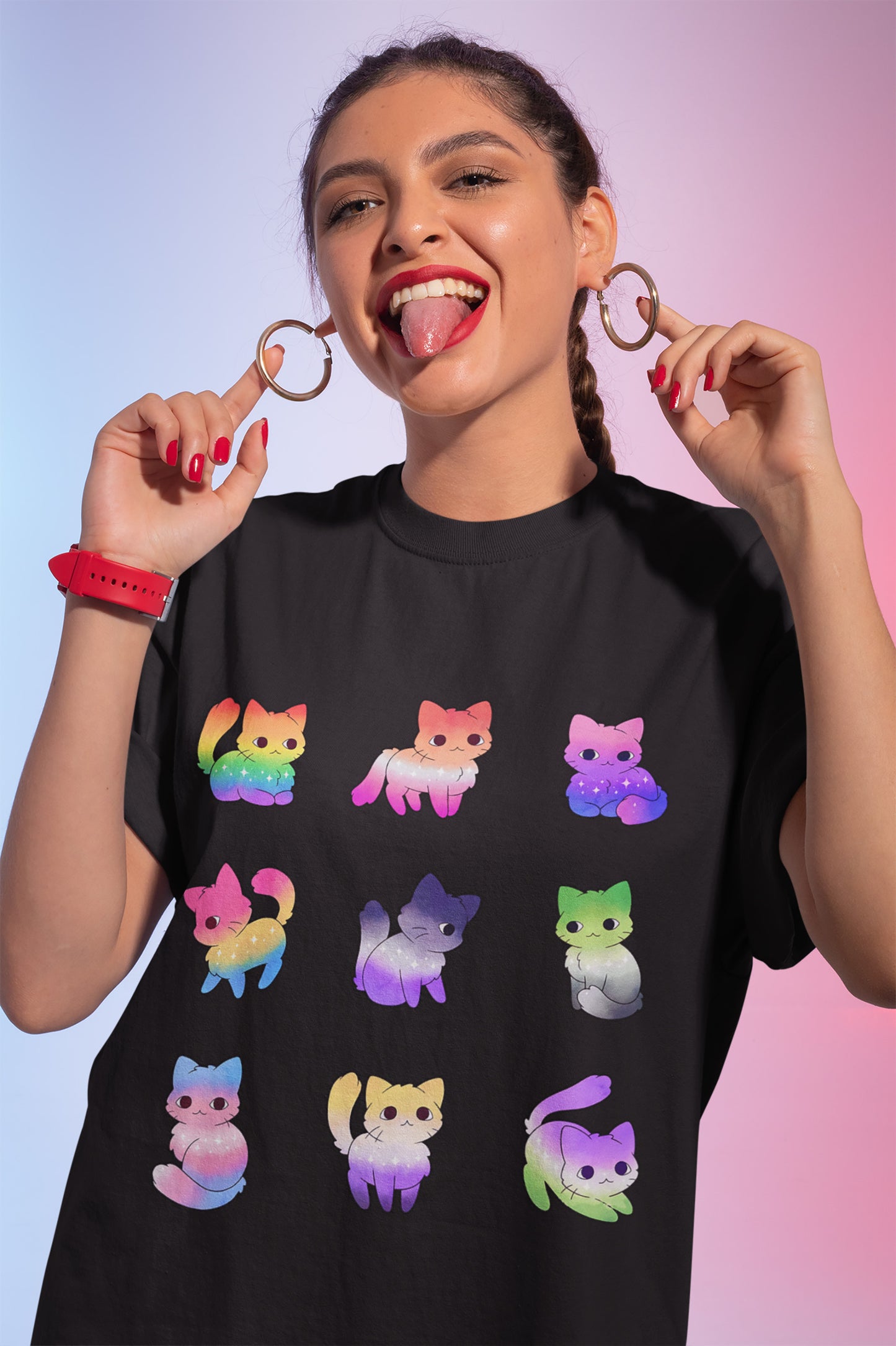 Pride Cats LGBT Pride Month Unisex T-Shirt