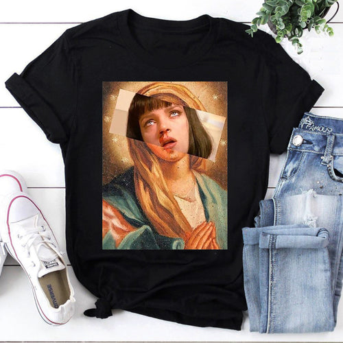 Pulp Fiction Virgin Mary Mia Wallace T-Shirt