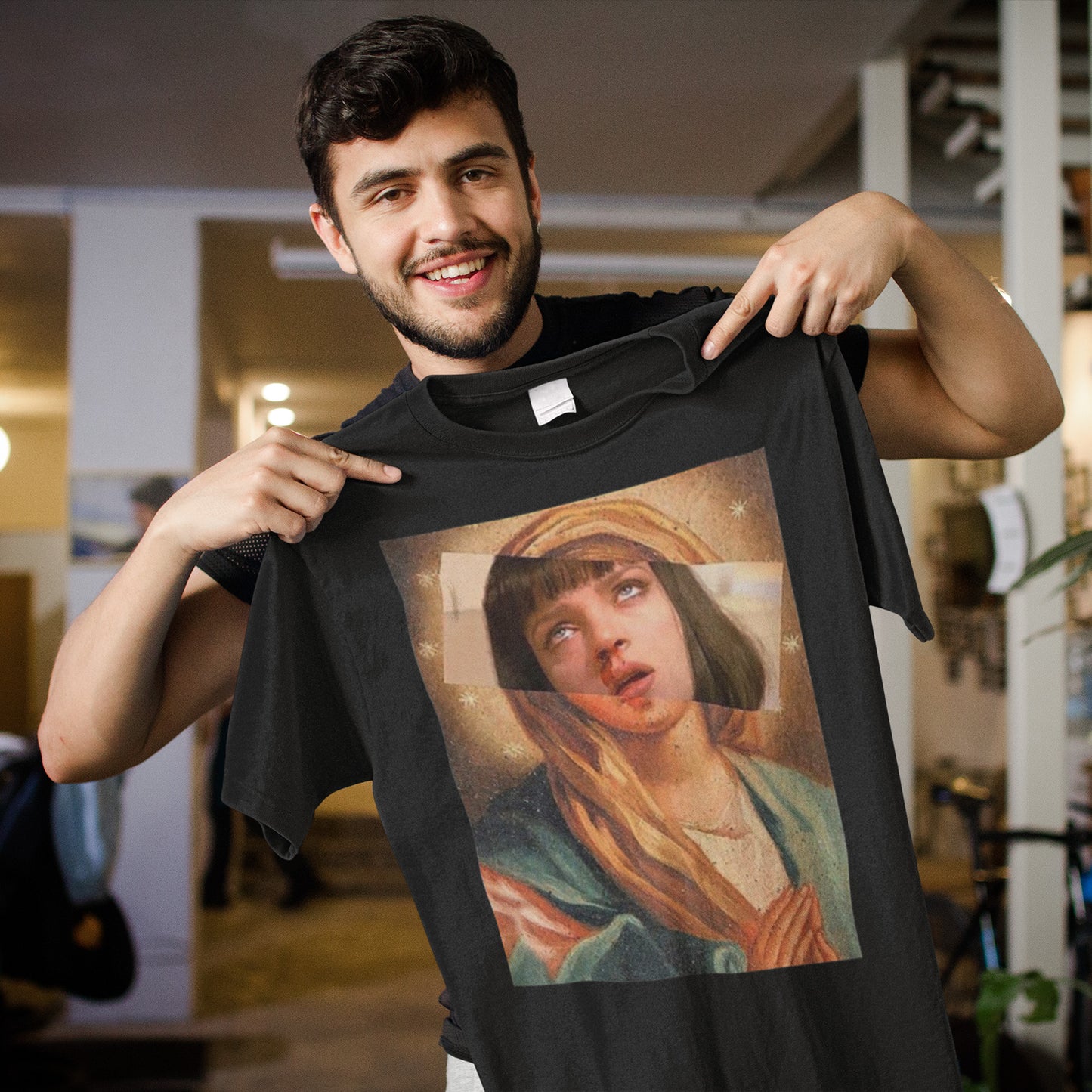 Pulp Fiction Virgin Mary Mia Wallace T-Shirt