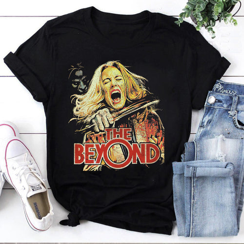 Retro The Beyond Fulci Cult Horror Fan Art Unisex T-Shirt