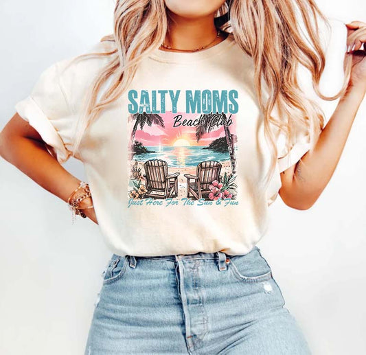 Salty Mom Beach Club T-Shirt