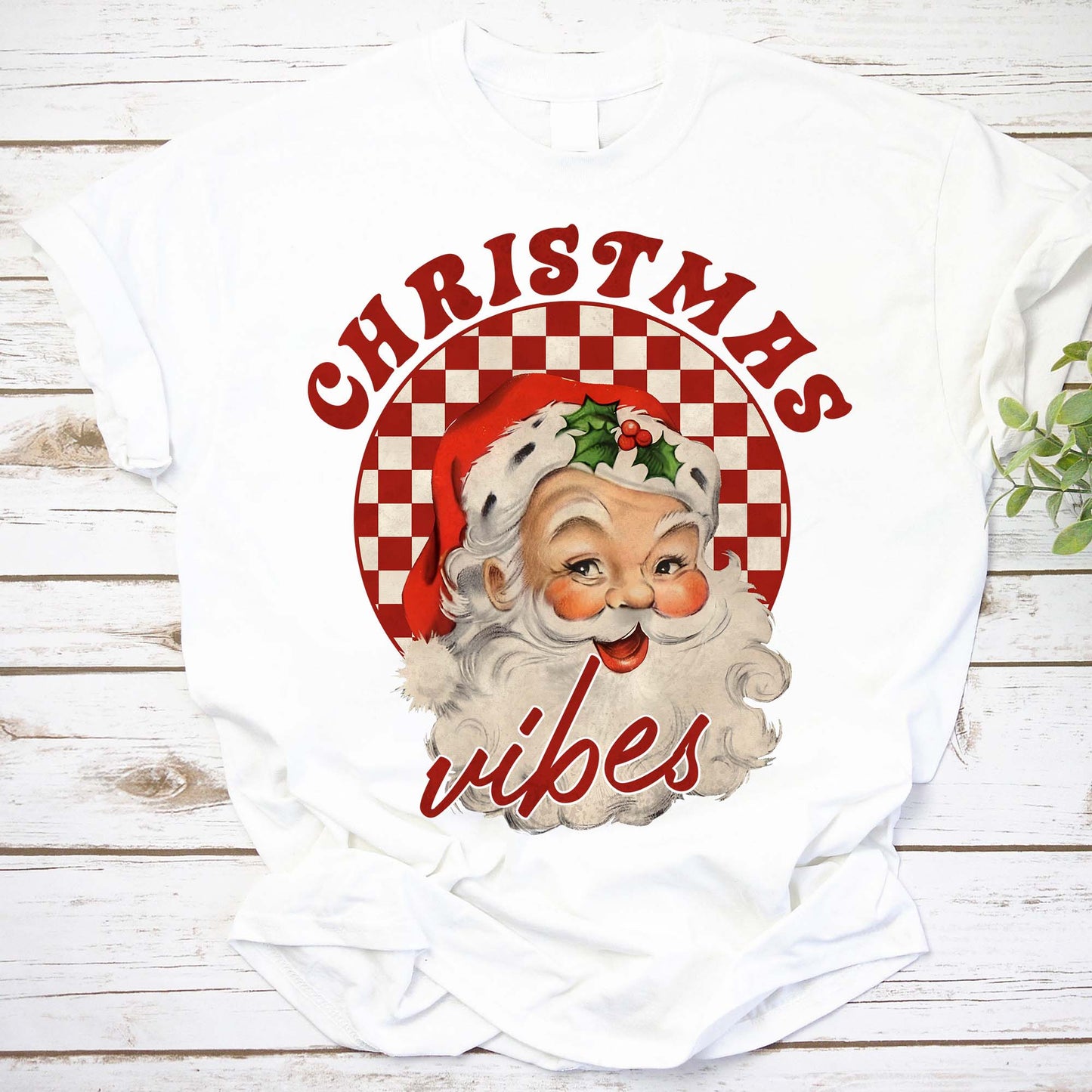 Santa Christmas Vibes T-shirt - ID01102407