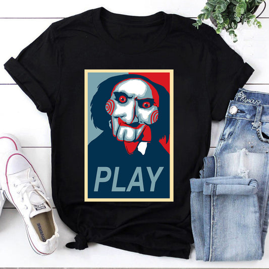 Saw Jigsaw Horror Movie Character Play Hope Art Unisex T-Shirt