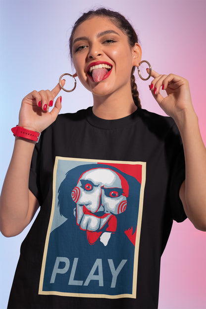Saw Jigsaw Horror Movie Character Play Hope Art Unisex T-Shirt