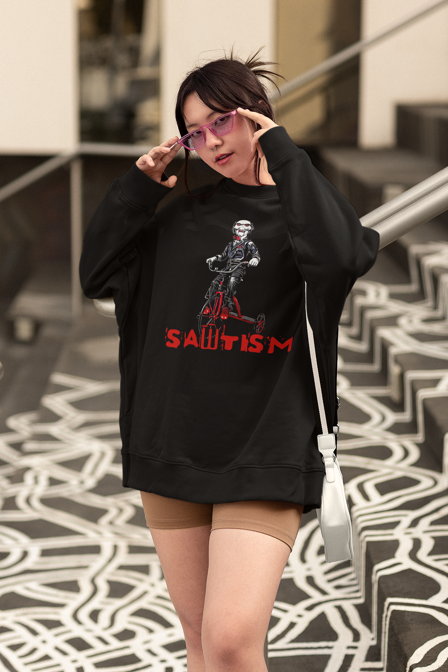 Sawtism Horror Movie Vintage T-Shirt