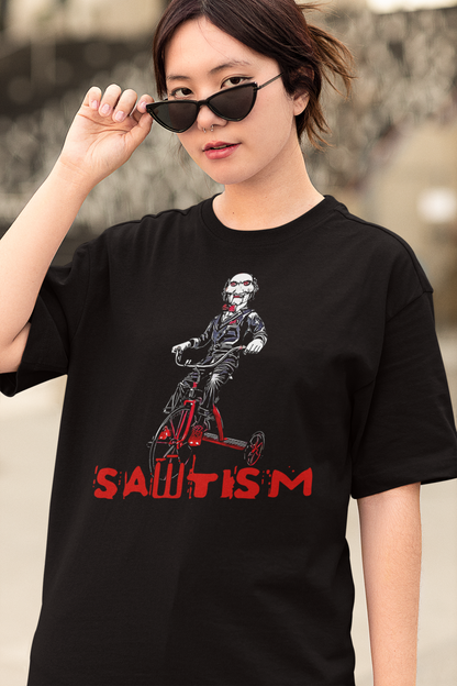 Sawtism Horror Movie Vintage T-Shirt