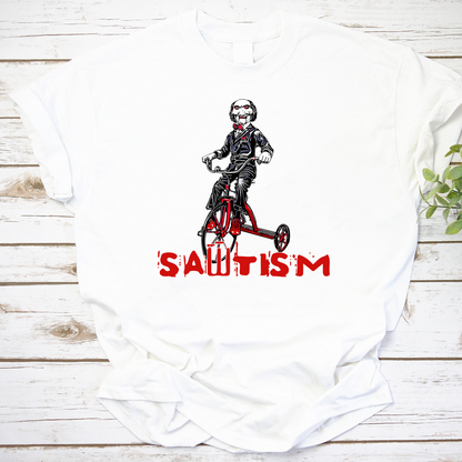 Sawtism Horror Movie Vintage T-Shirt