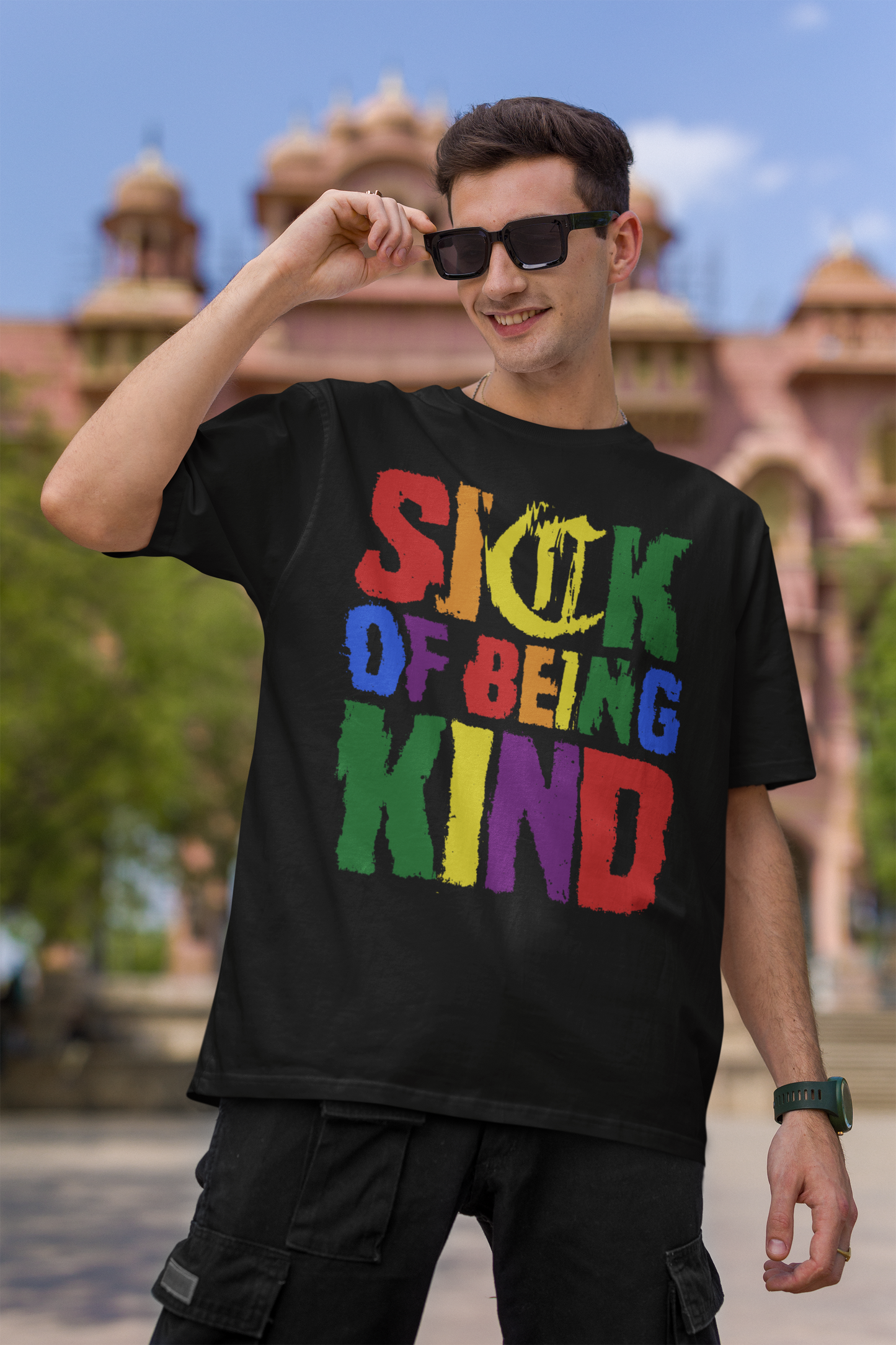 Sick Of Being Kind Shirt, Positivity LGBTQ Graphic Tee, Being Kind Sweatshirt