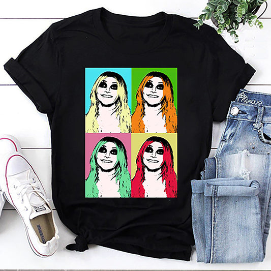 Silkscreen Taylor The Pretty Reckless Illustration Unisex T-Shirt